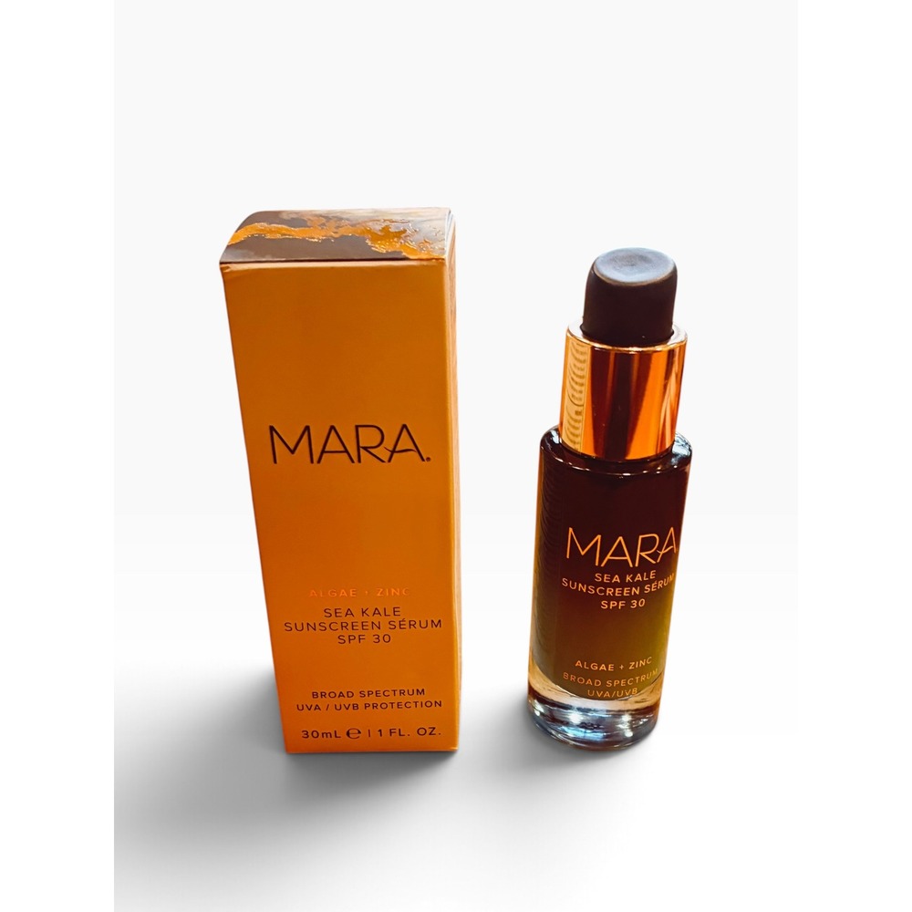 MARA Sea Kale Sunscreen Serum SPF 30 Algae + Zinc 1 oz 30 ml NIB